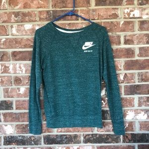 Blue nike crew sweater